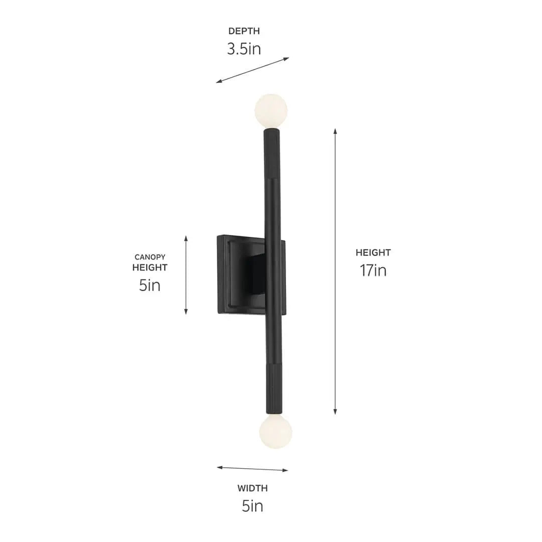 Odensa Wall Sconce 2Lt