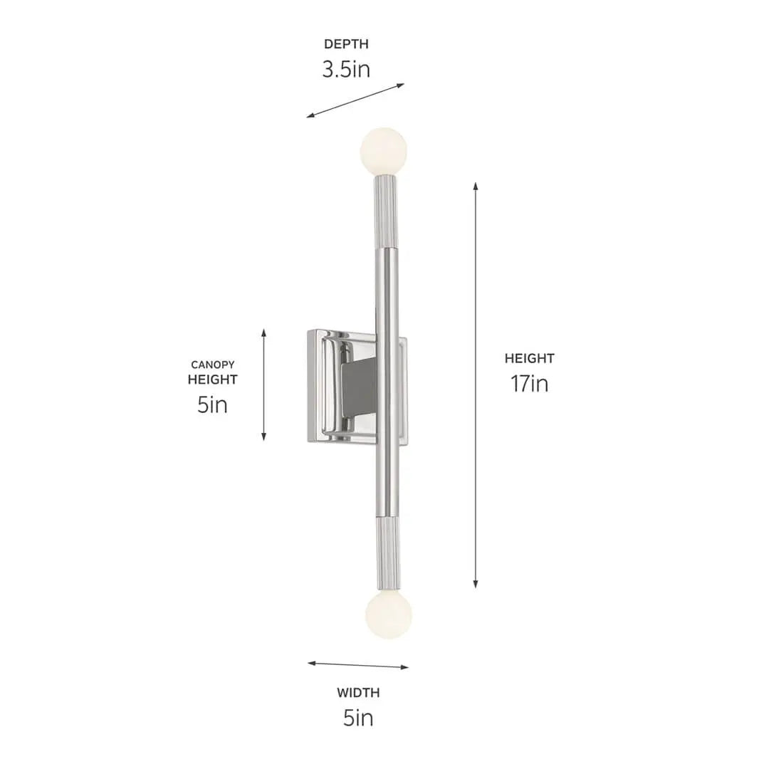 Odensa Wall Sconce 2Lt