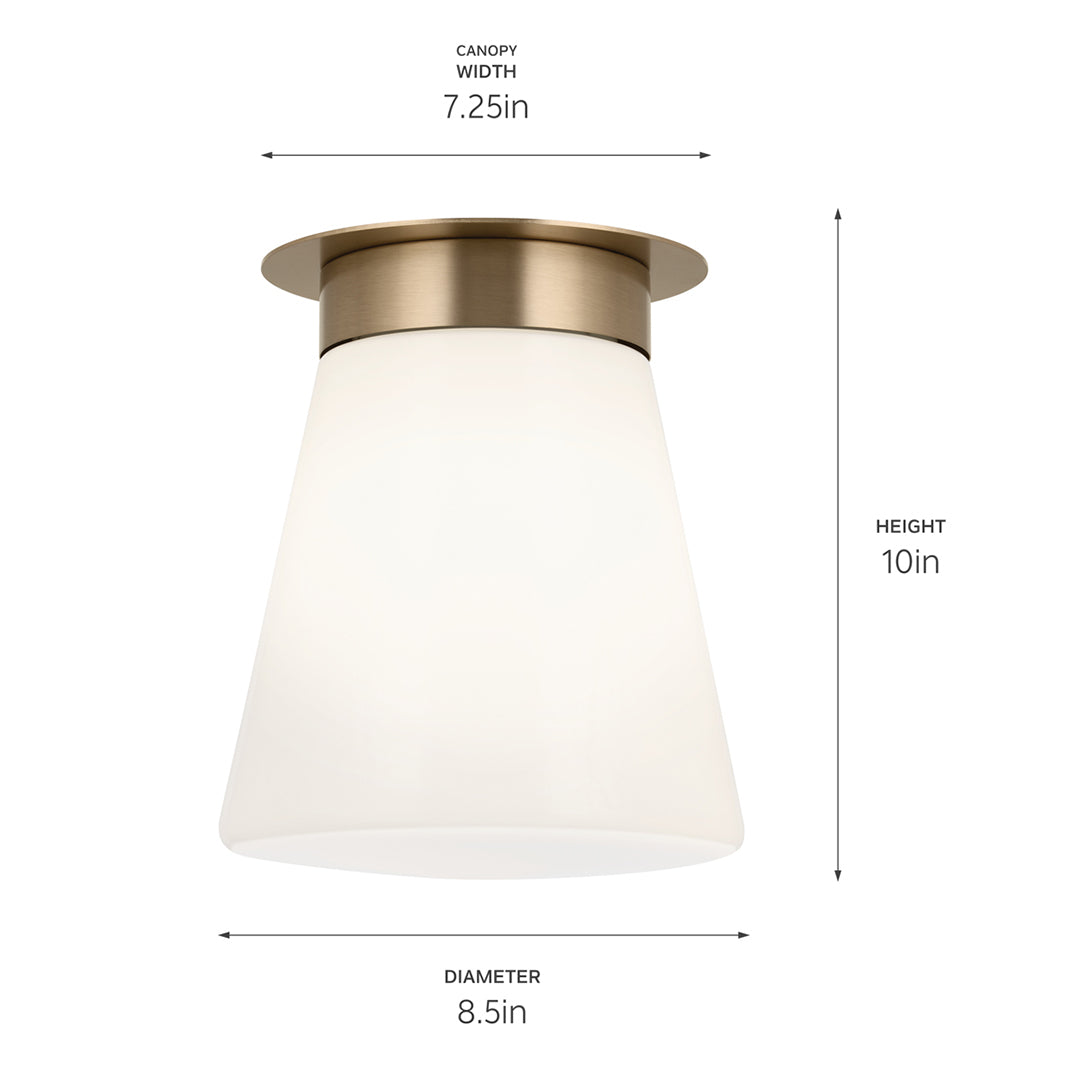 Albers Flush Mount 1Lt
