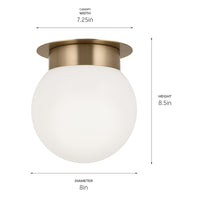 Albers Flush Mount 1Lt