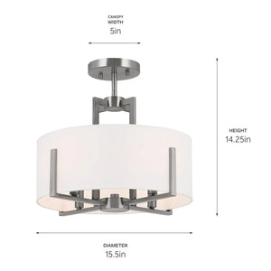 Malen Pendant/Semi Flush 4Lt