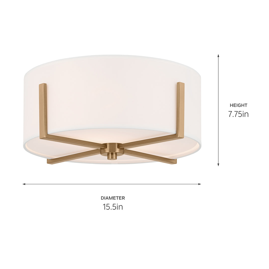 Malen Flush Mount 2Lt