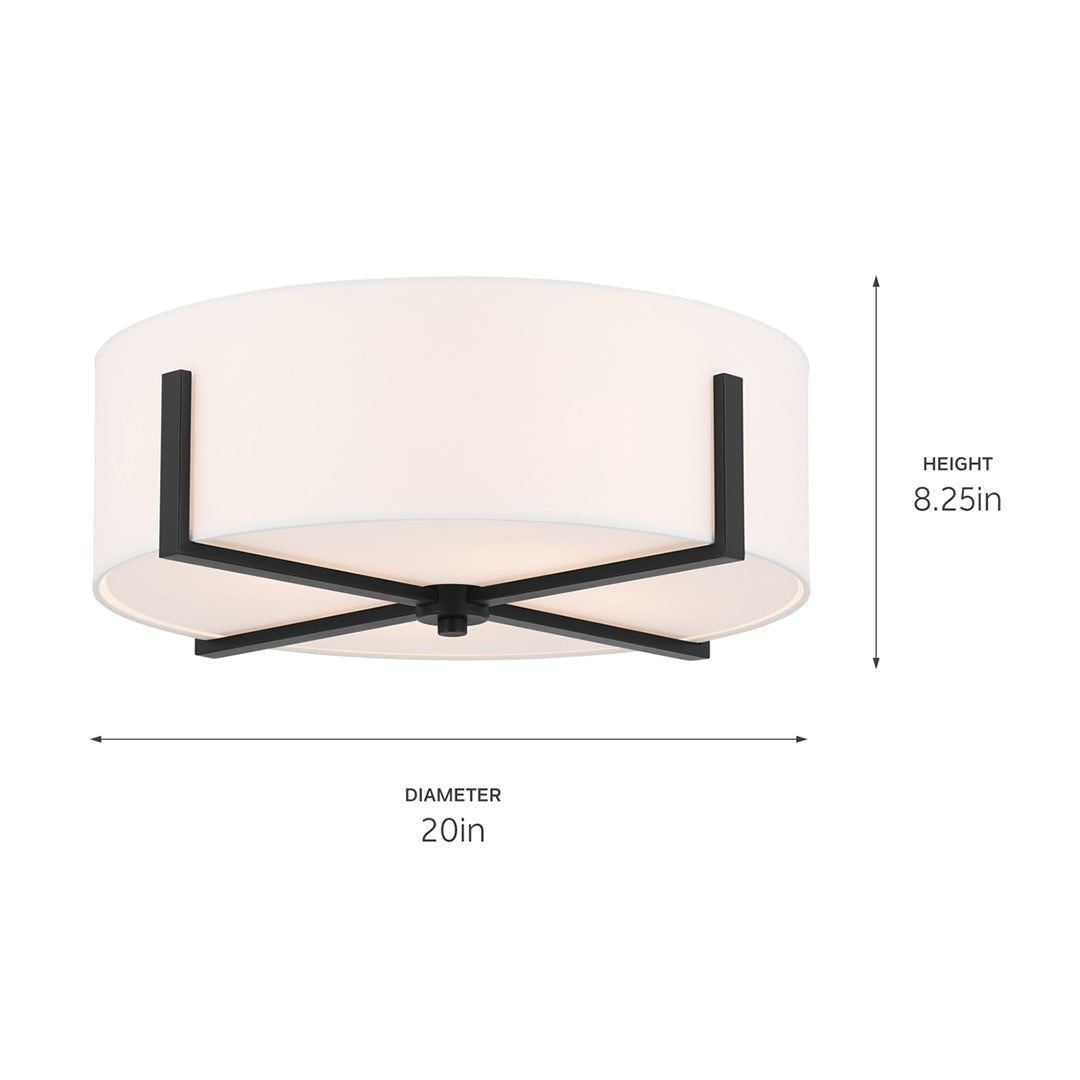Malen Flush Mount 4Lt
