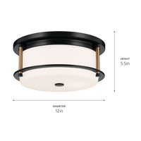 Brit Flush Mount 2Lt