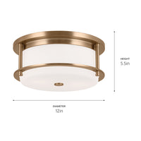 Brit Flush Mount 2Lt