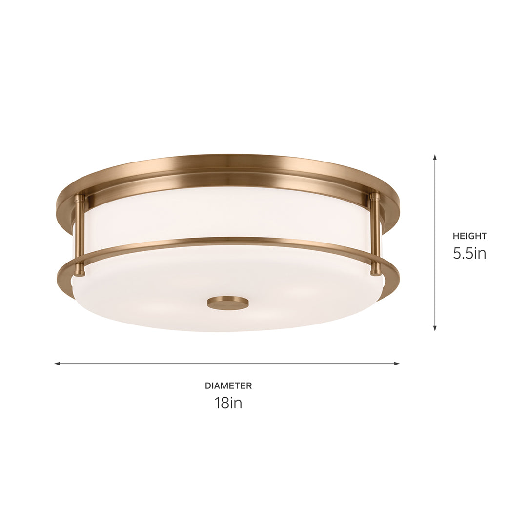 Brit Flush Mount 4Lt