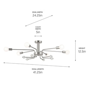 Ocala Semi Flush 6Lt