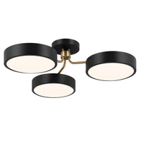 Sago Semi Flush 3Lt LED