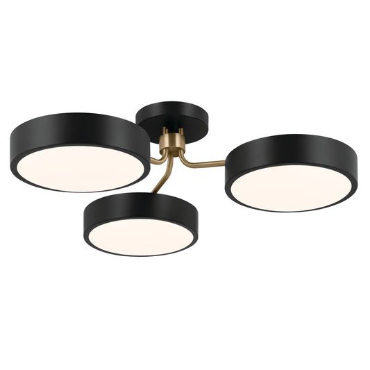 Sago Semi Flush 3Lt LED