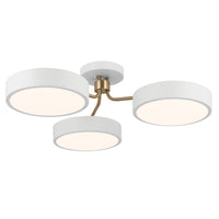 Sago Semi Flush 3Lt LED