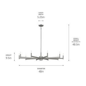 Erzo Chandelier 10Lt