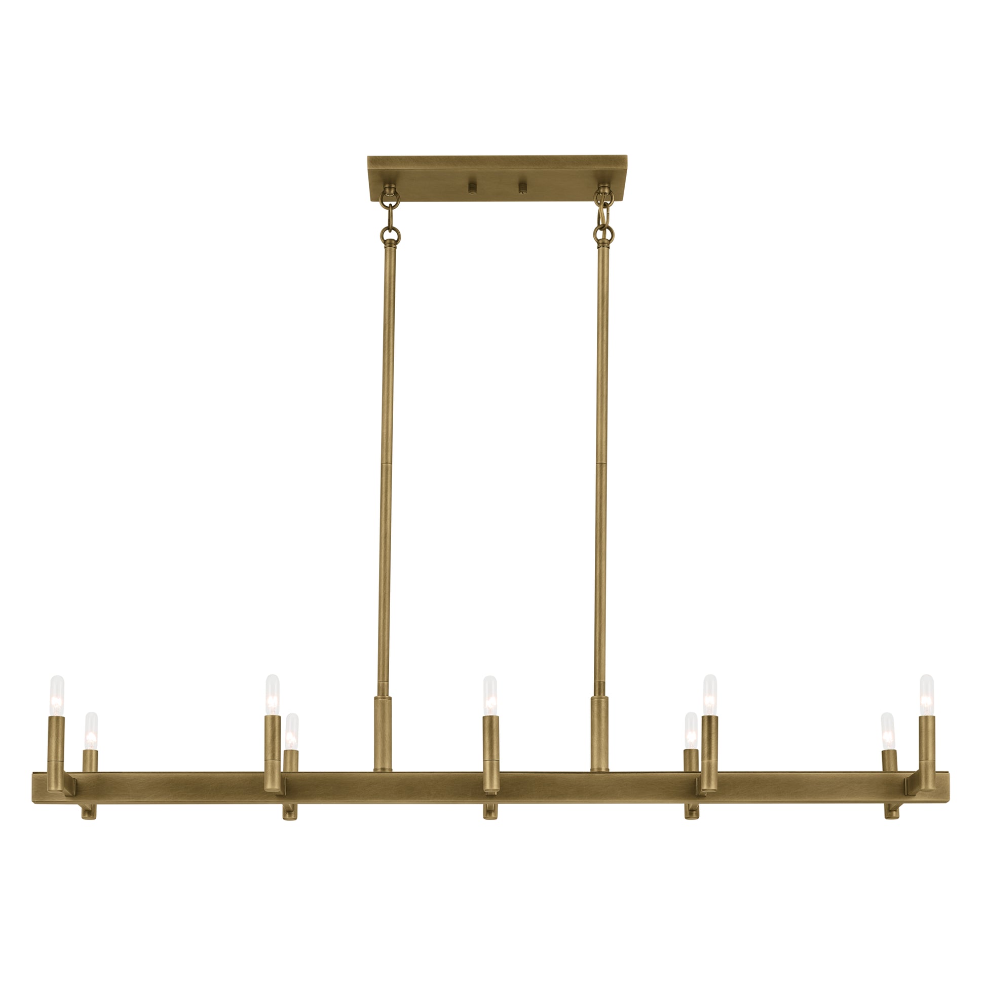Erzo Linear Chandelier 10Lt