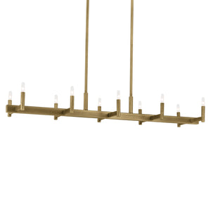 Erzo Linear Chandelier 10Lt