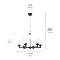 Winslow Chandelier 6Lt