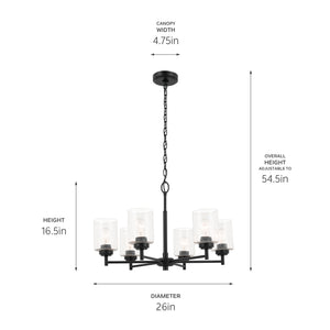 Winslow Chandelier 6Lt