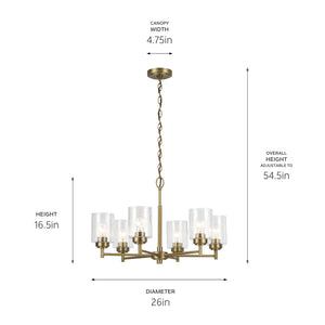 Winslow Chandelier 6Lt