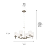 Winslow Chandelier 6Lt