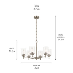Winslow Chandelier 6Lt