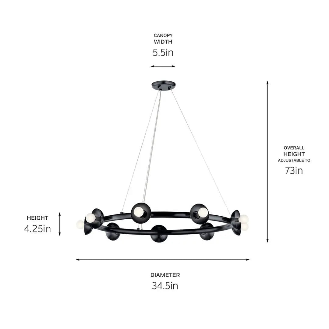 Palta Chandelier 9Lt