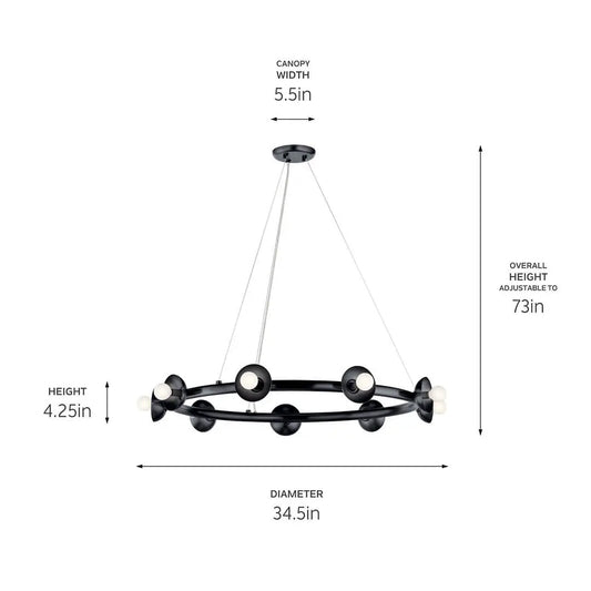 Palta Chandelier 9Lt