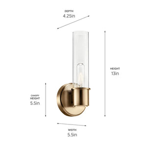 Aviv Wall Sconce 1Lt