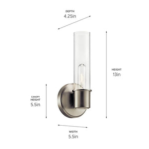 Aviv Wall Sconce 1Lt
