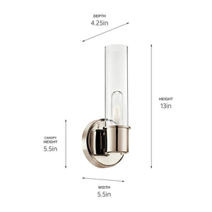 Aviv Wall Sconce 1Lt