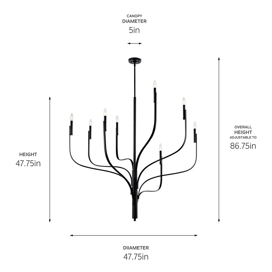 Livadia Chandelier 8Lt