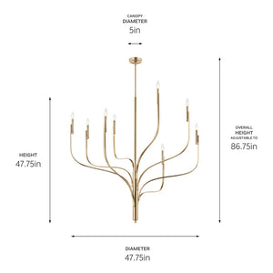 Livadia Chandelier 8Lt