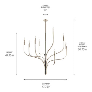 Livadia Chandelier 8Lt