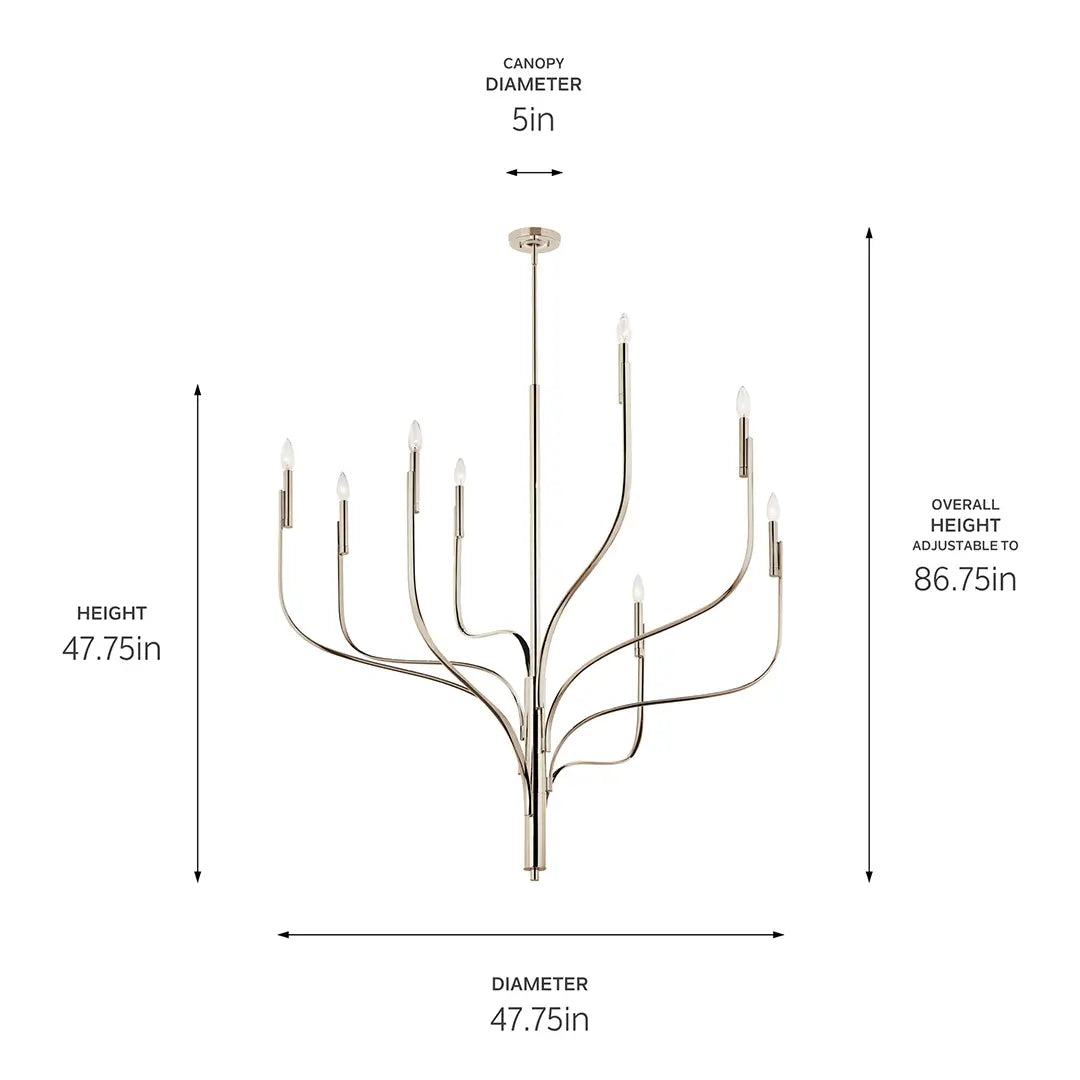 Livadia Chandelier 8Lt