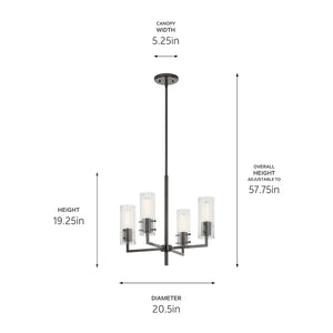 Velestino Chandelier 4Lt