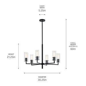 Velestino Chandelier 6Lt