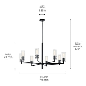 Velestino Chandelier 8Lt