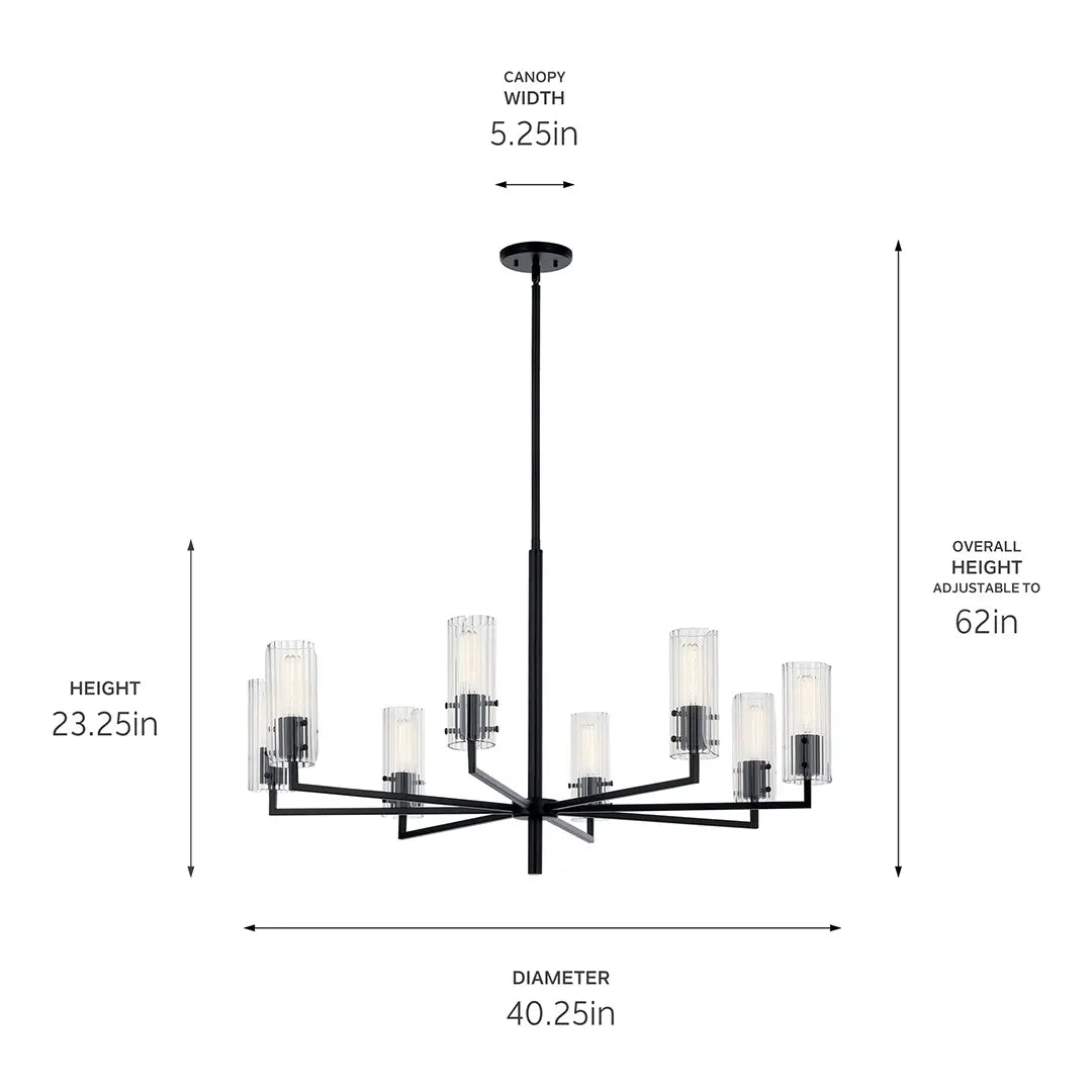 Velestino Chandelier 8Lt