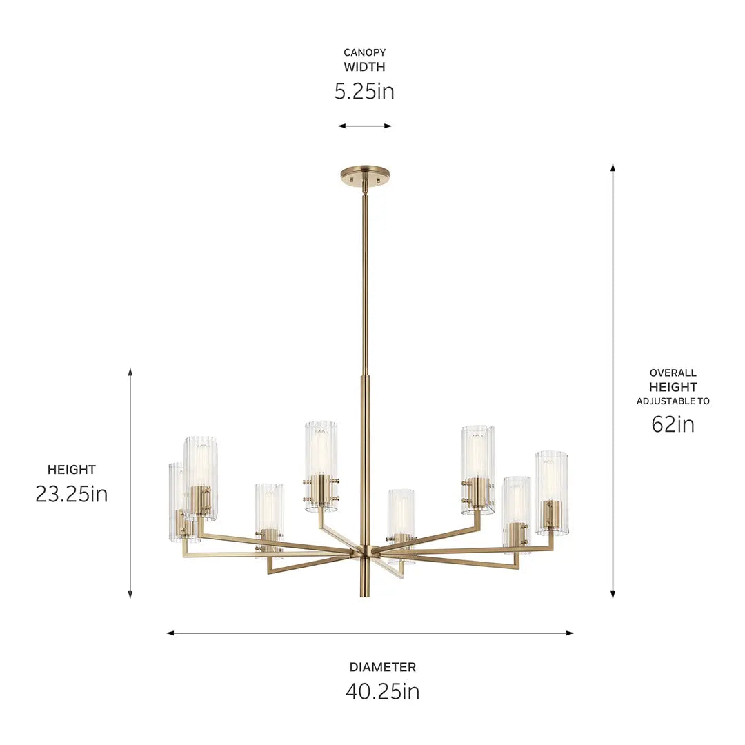Velestino Chandelier 8Lt