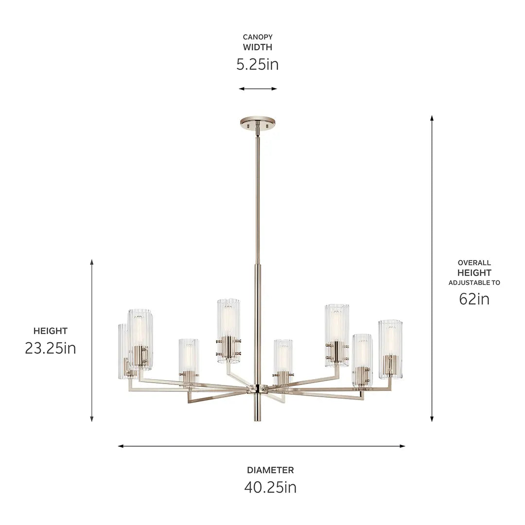 Velestino Chandelier 8Lt