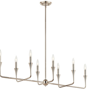 Alvaro Linear Chandelier 8Lt