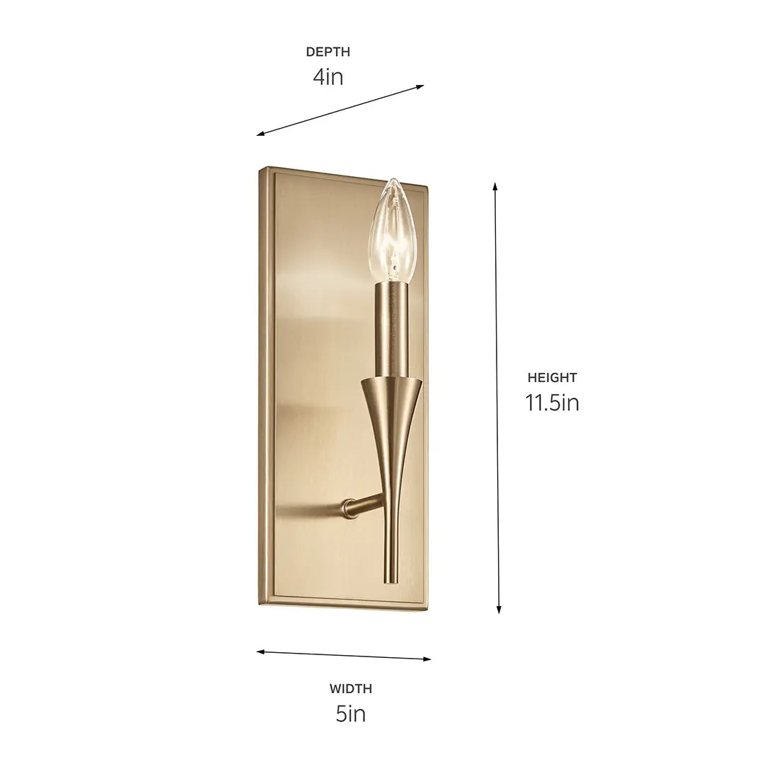 Alvaro Wall Sconce 1Lt