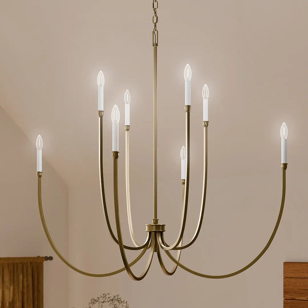 Malene Foyer Chandelier 8Lt