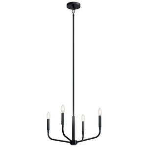 Madden Chandelier/Semi Flush Mount 4Lt