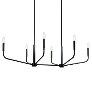 Madden Linear Chandelier 6Lt