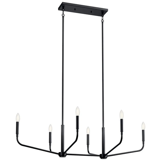 Madden Linear Chandelier 6Lt
