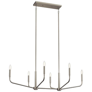 Madden Linear Chandelier 6Lt