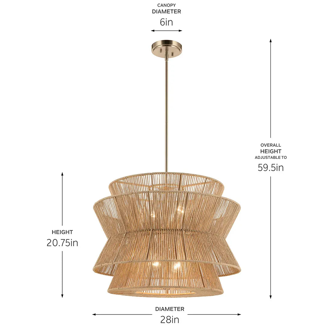 Ophira Pendant 4Lt