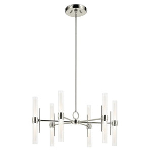 Riven 33" Chandelier Medium 12Lt