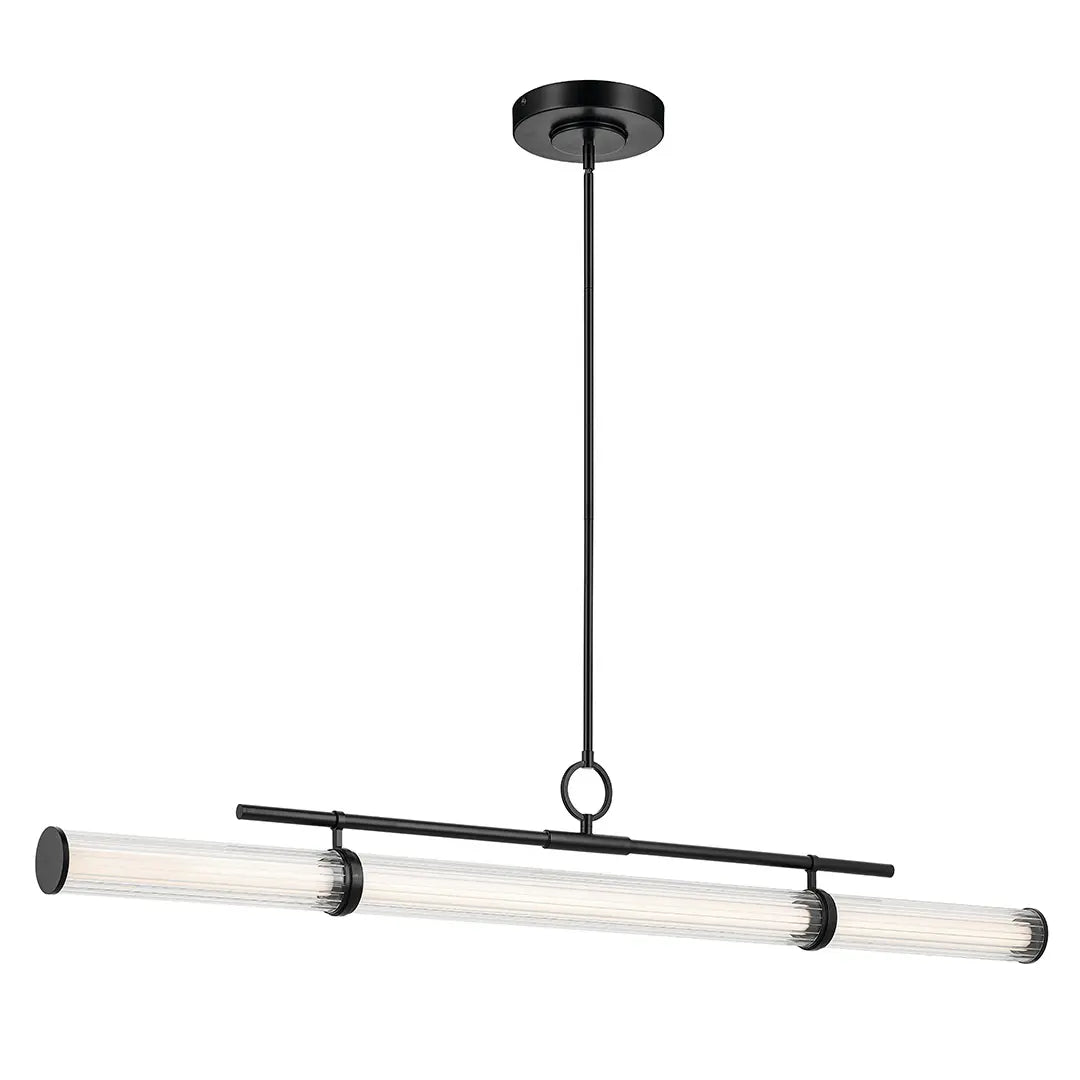 Riven Linear Chandelier 8" W x 9.5" H x 48.25" L