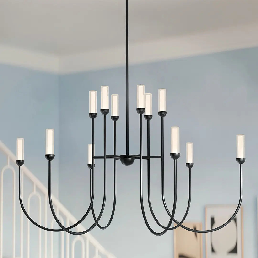Moraine Chandelier Extra Large Multi Tier 12Lt