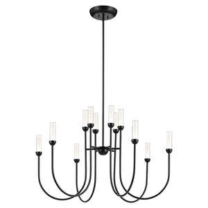 Moraine Chandelier Extra Large Multi Tier 12Lt