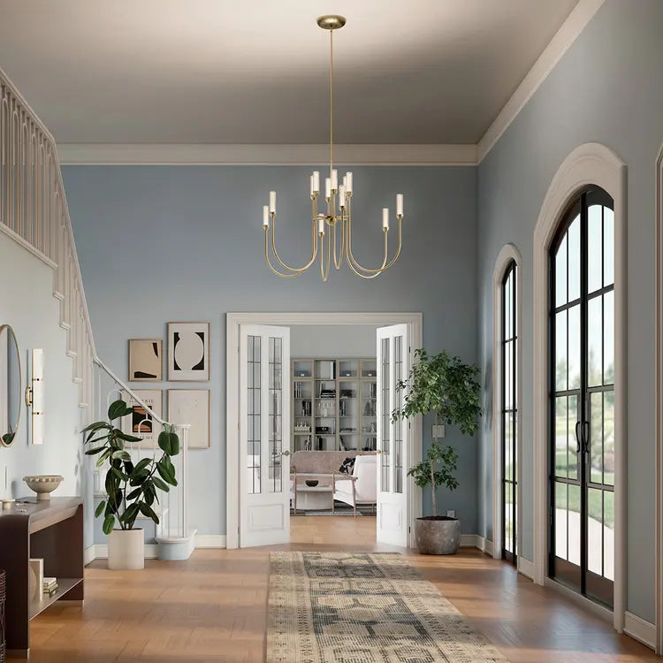 Moraine Chandelier Extra Large Multi Tier 12Lt